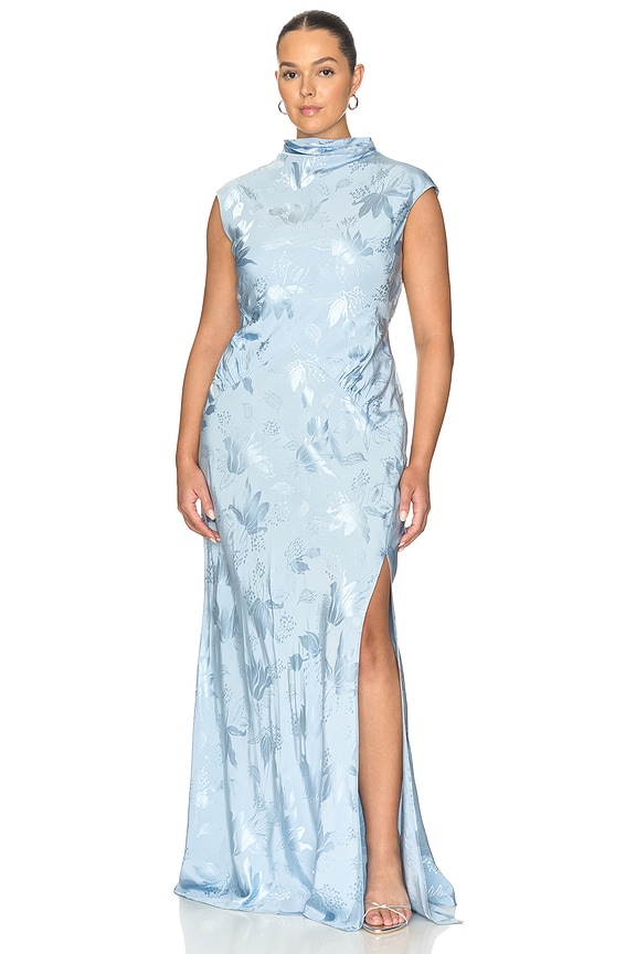 view 2 of 8 VESTIDO AVALON in Porcelain Blue