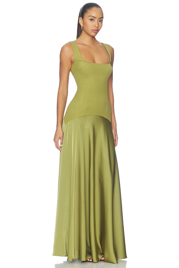 view 2 of 3 Sidney Gown in Matcha