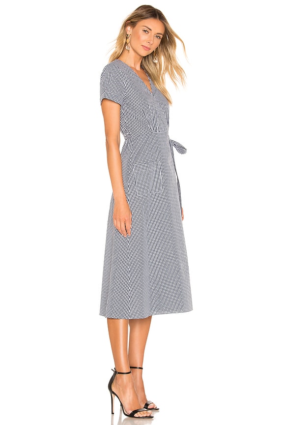 view 2 of 3 Tuscy Dress in Noir Gingham