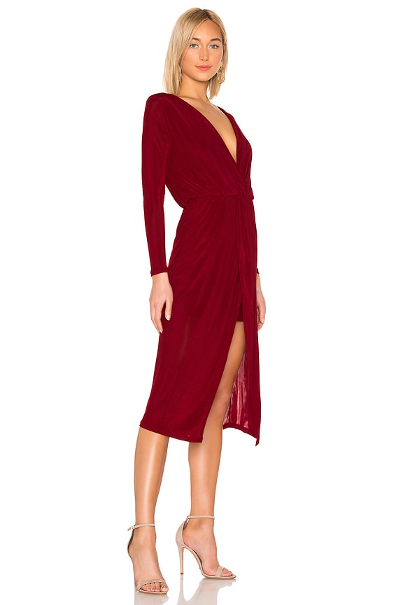 view 2 of 3 The Judy Midi Dress in Persian Red