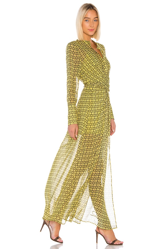 view 2 of 4 The Lumiere Maxi Dress in Gold Chain