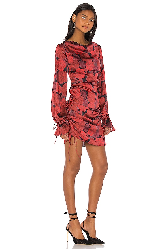 view 2 of 3 The Gallarde Mini Dress in Red Peony