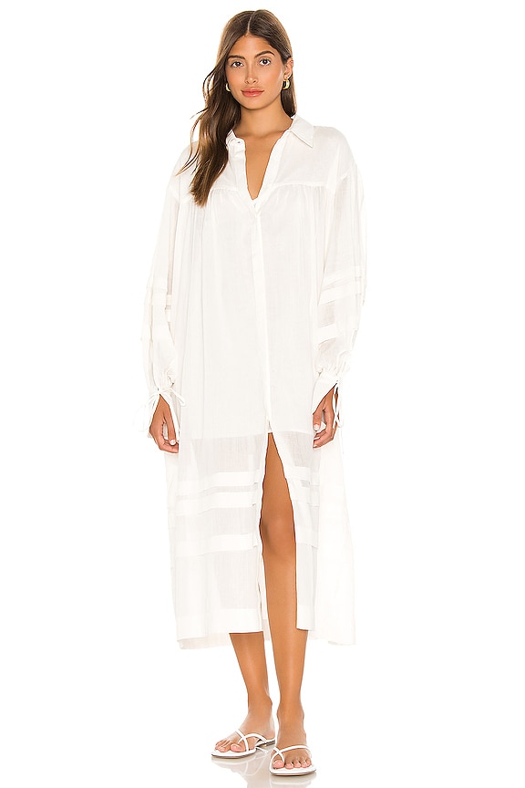 view 2 of 4 ROBE MAISY in White