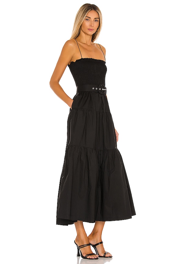 view 2 of 3 The Nour Midi Dress in Black