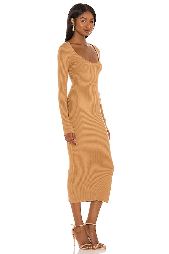 view 2 of 3 Nessa Sweater Dress in Tan