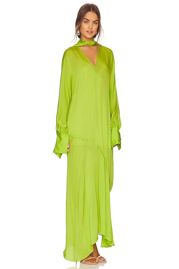 view 2 of 3 Celia Maxi Dress in Lime Green