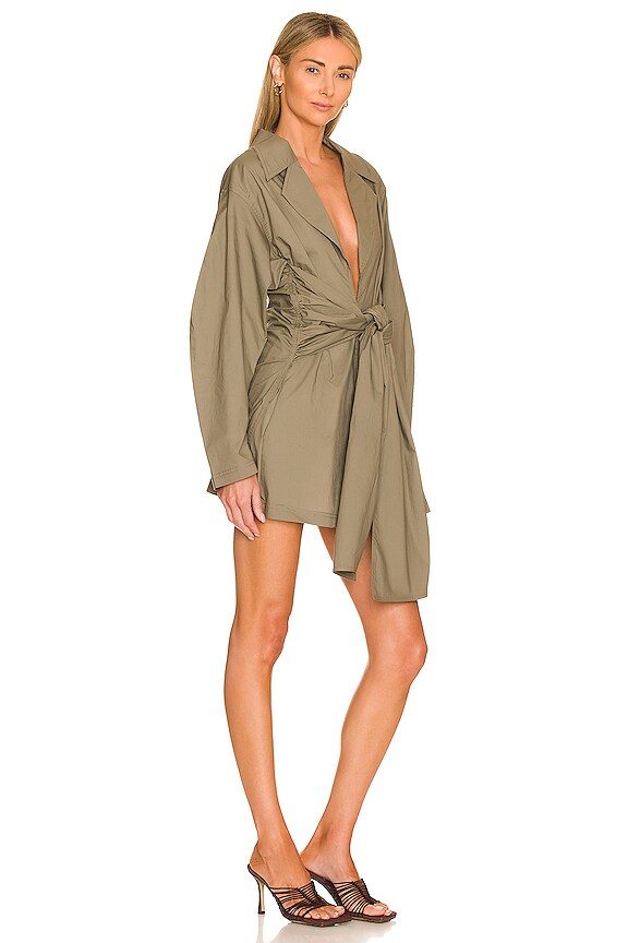 view 2 of 3 The Draya Mini Dress in Sage Green