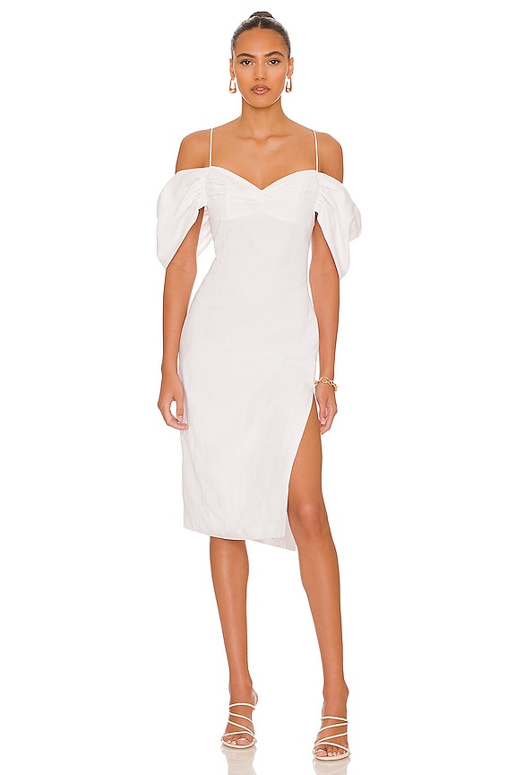 view 2 of 4 Gemma Midi Dress in White