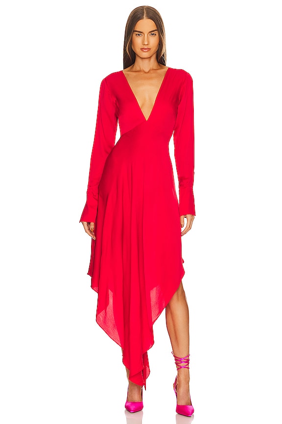 view 2 of 5 ROBE LEDA in Bright Red