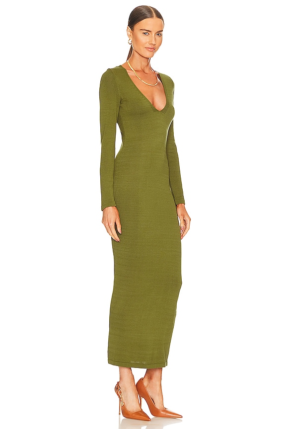 view 2 of 4 MAXIVESTIDO DEENA in Olive Green