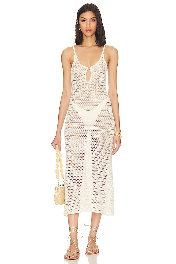 view 1 of 3 VESTIDO LANDIS in Ivory
