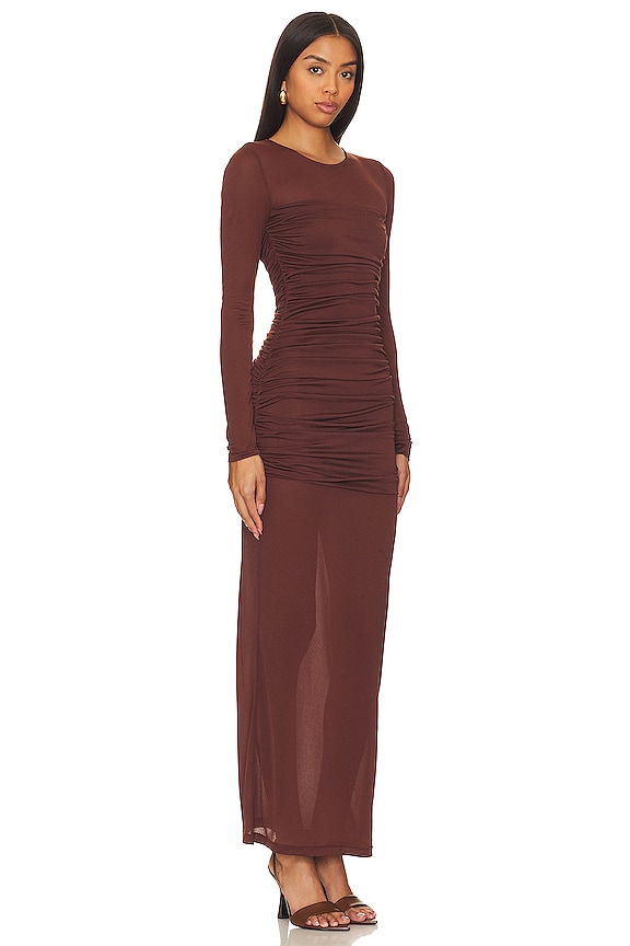 view 2 of 3 VESTIDO ALMA in Brown