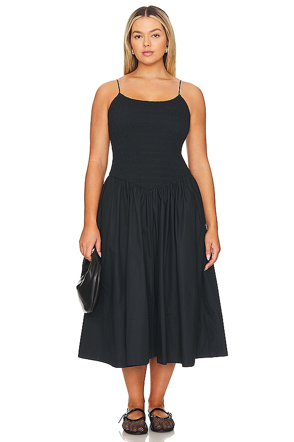 view 2 of 4 by Marianna Armanda Poplin Midi Dress in Black