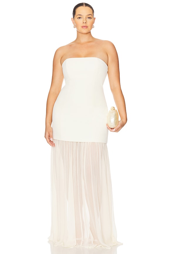 view 2 of 3 by Marianna Amiens Gown in Ivory