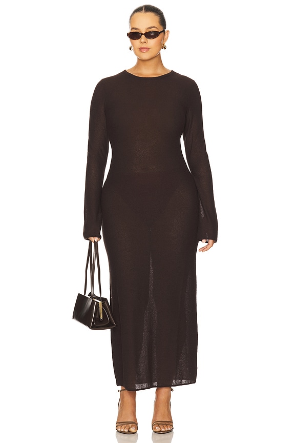 view 2 of 6 by Marianna Delmer Midi Dress in Brown