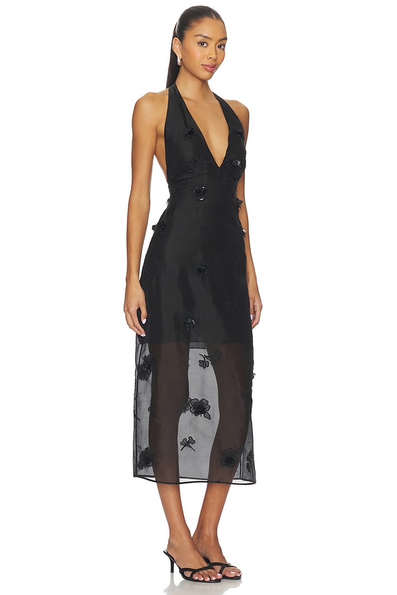 view 2 of 4 by Marianna Minah Midi Dress in Black