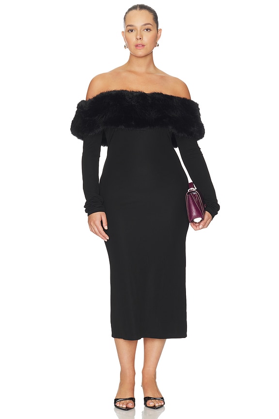 view 2 of 6 by Marianna Nara Midi Dress in Black