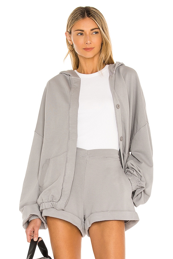 L'Academie Larry Hoodie in Washed Gray | REVOLVE