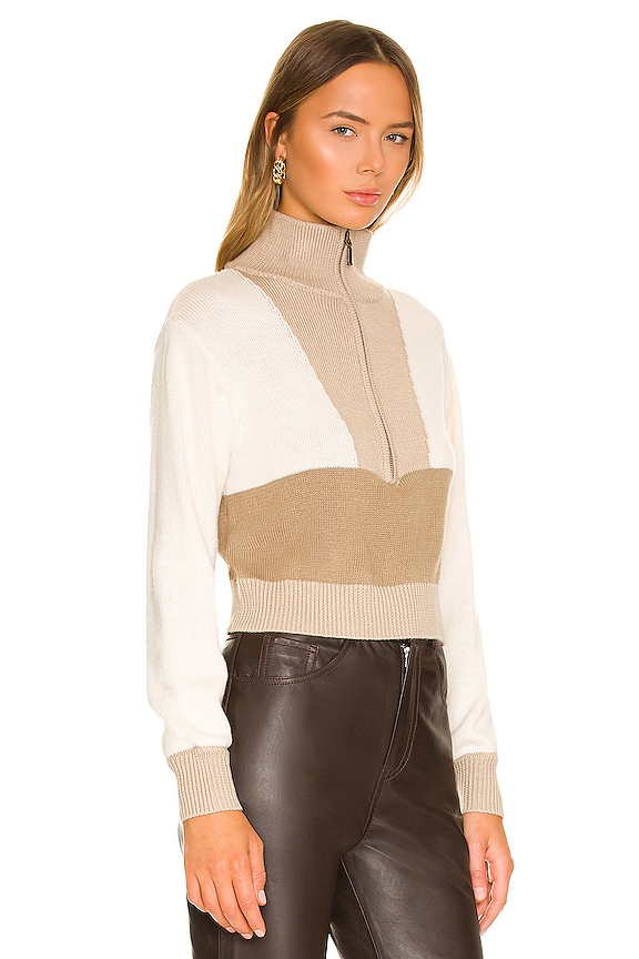 view 2 of 4 Cheshire Half Zip Sweater in Multi Neutral