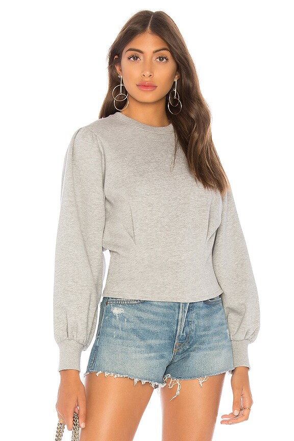 view 1 of 4 SWEAT STYLE CORSET YASMIN in Heather Grey