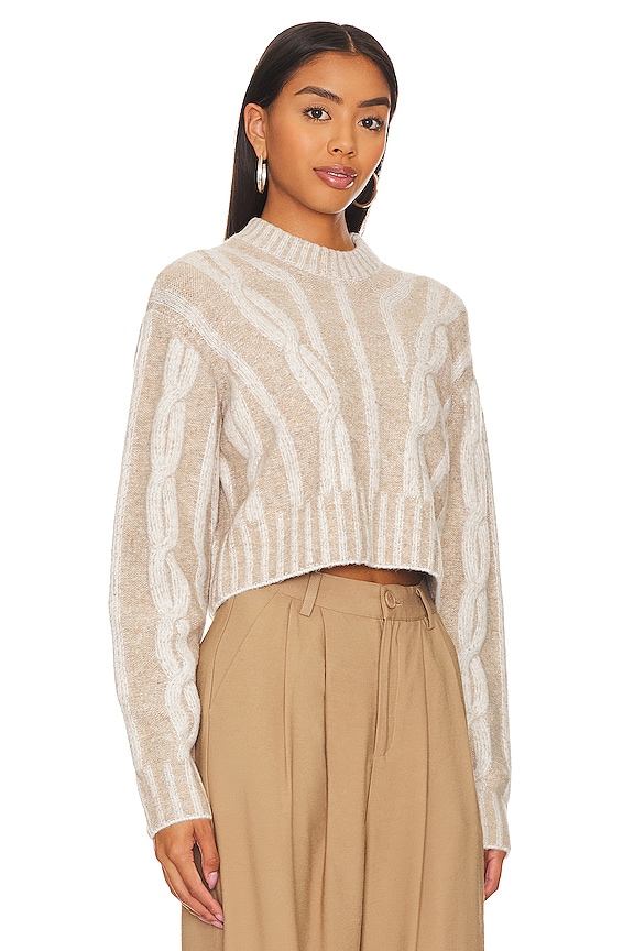 view 2 of 4 CUELLO REDONDO CALAH in Taupe & Ivory