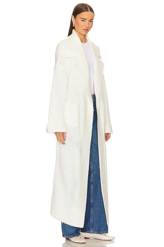 view 2 of 3 Bunnie Sweater Trench in Ivory