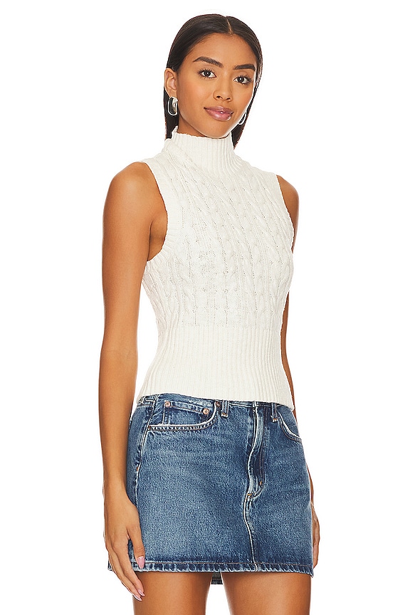 view 2 of 4 TOP SIN MANGAS PENELOPE in Ivory