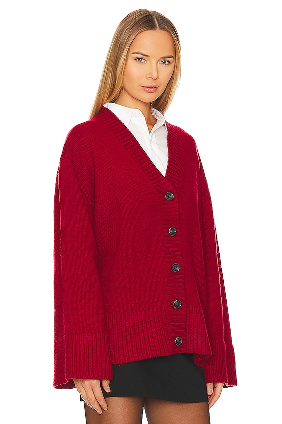view 2 of 4 Nalo Cardigan in Red