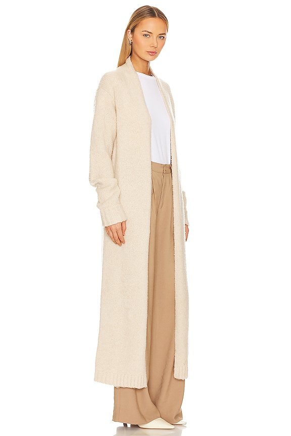 view 2 of 4 Chantal Long Cardigan in Ivory