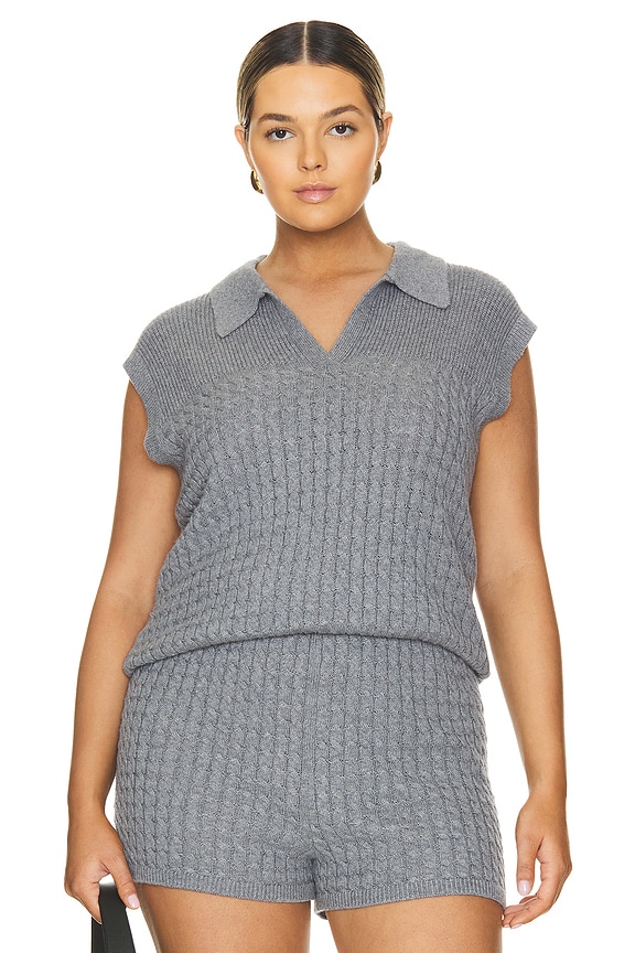 view 2 of 6 ELIANA ベスト in Grey