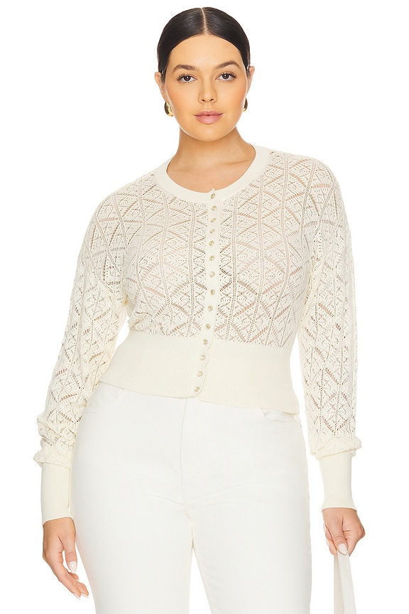 view 2 of 8 CÁRDIGAN CAMI in Ivory