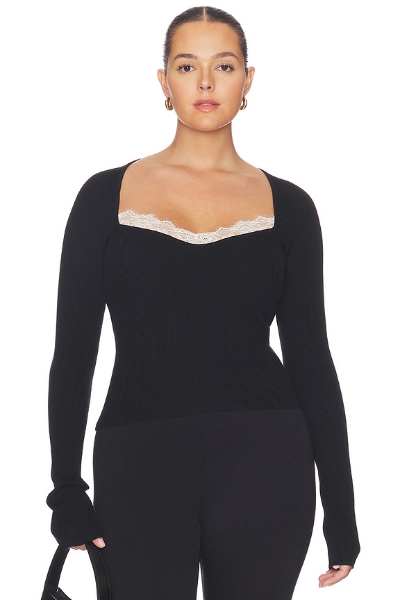 view 2 of 8 by Marianna Eugene Long Sleeve Top in Black