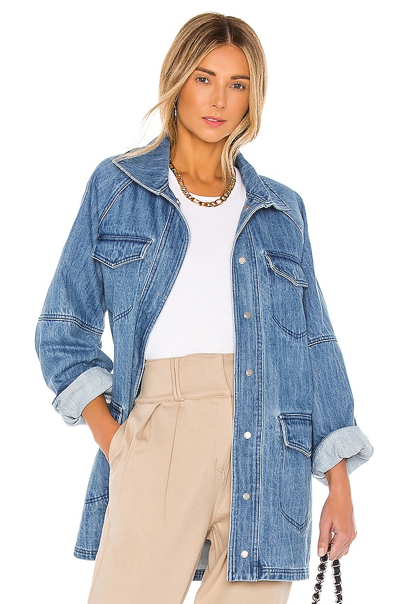 view 2 of 5 The Camillei Jacket in Indigo Blue