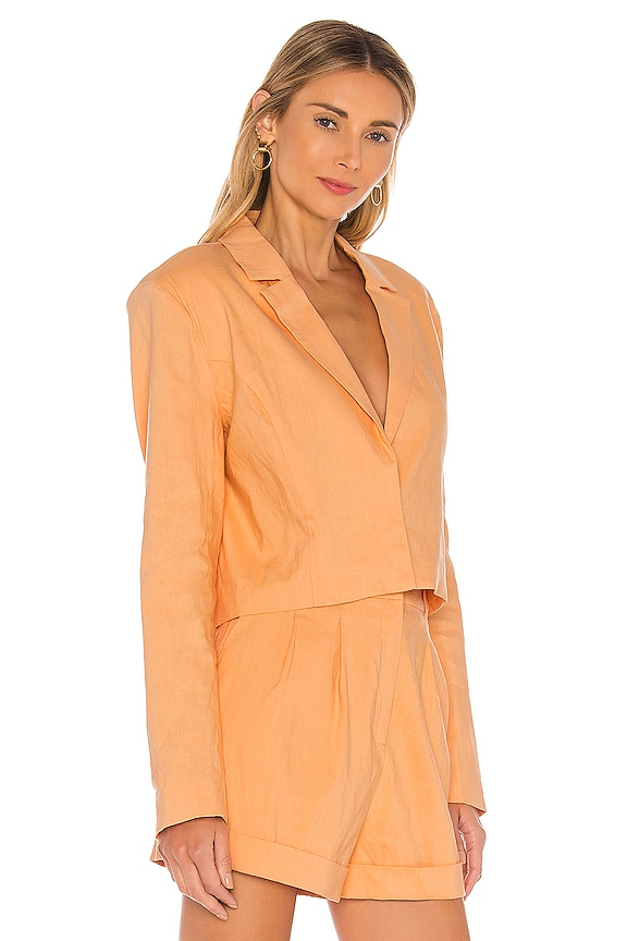 view 2 of 4 Geovana Blazer in Bright Orange