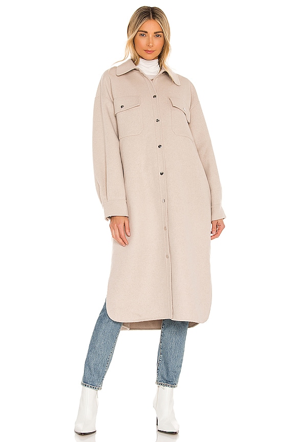 view 2 of 4 Isabel Shacket in Beige