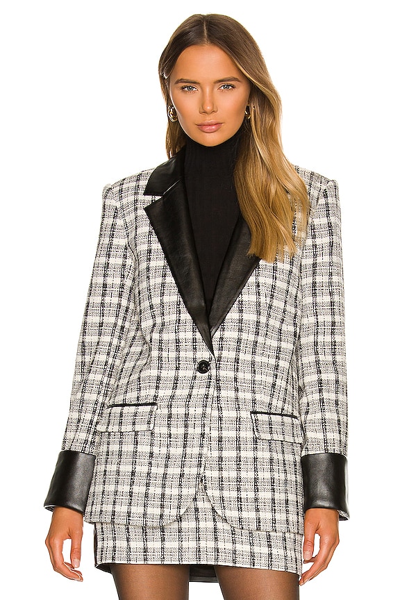 view 2 of 5 Priscilla Blazer in Black and White