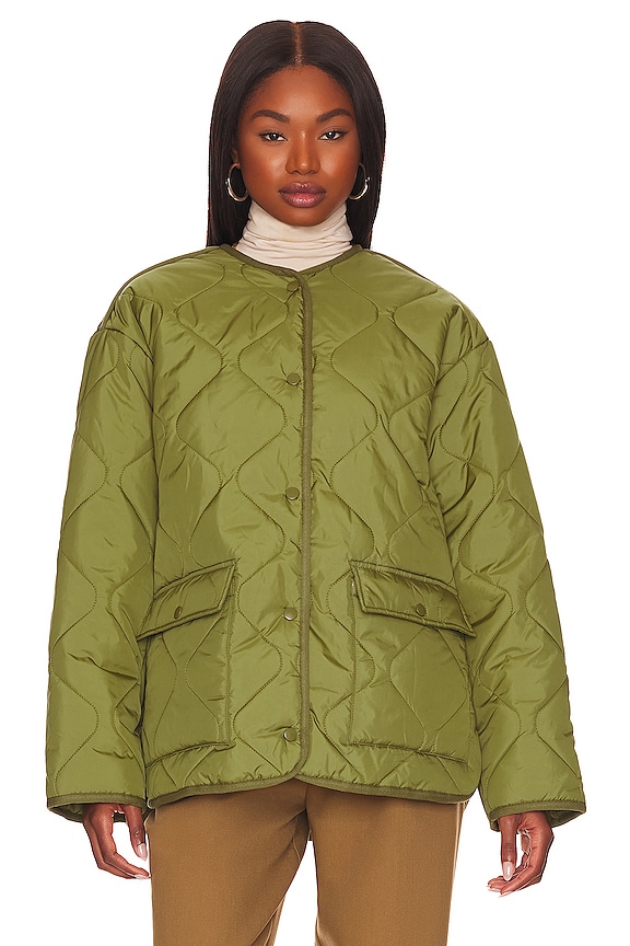 view 2 of 5 Rory Jacket in Olive Green