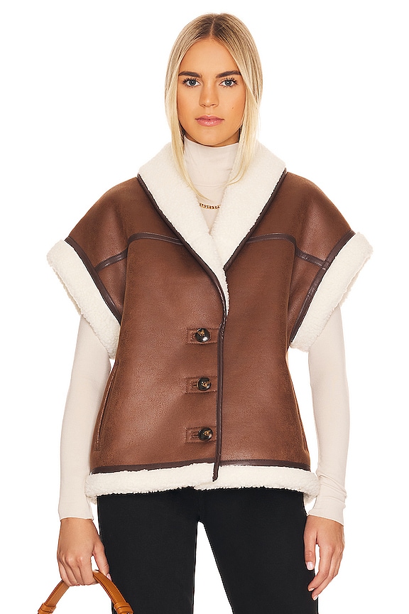 view 2 of 5 CHALECO MIRI in Dark Brown