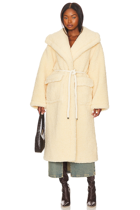 view 2 of 4 MANTEAU GABRIELLA in Wheat