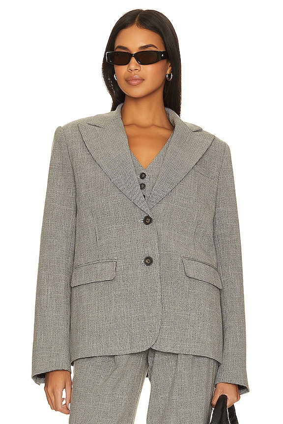 view 2 of 6 Maiara Blazer in Steel Grey