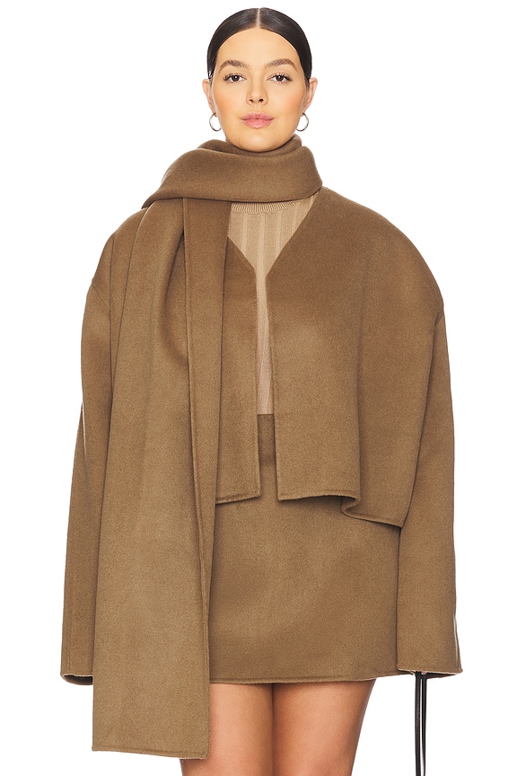 view 2 of 10 by Marianna Milly Wool Jacket in Olive Green