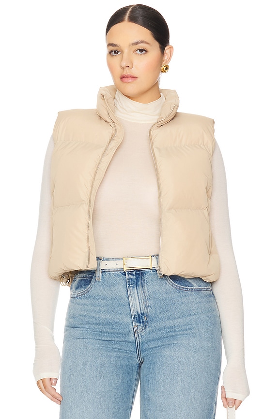 view 2 of 9 DOUDOUNE SANS MANCHES JULIETTE in Khaki