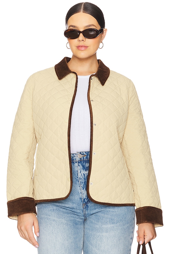 view 2 of 10 by Marianna Niki Jacket in Beige & Brown