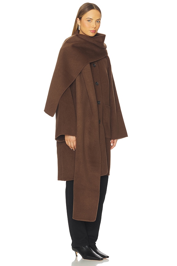 view 2 of 3 by Marianna Melba Wool Coat in Mocha