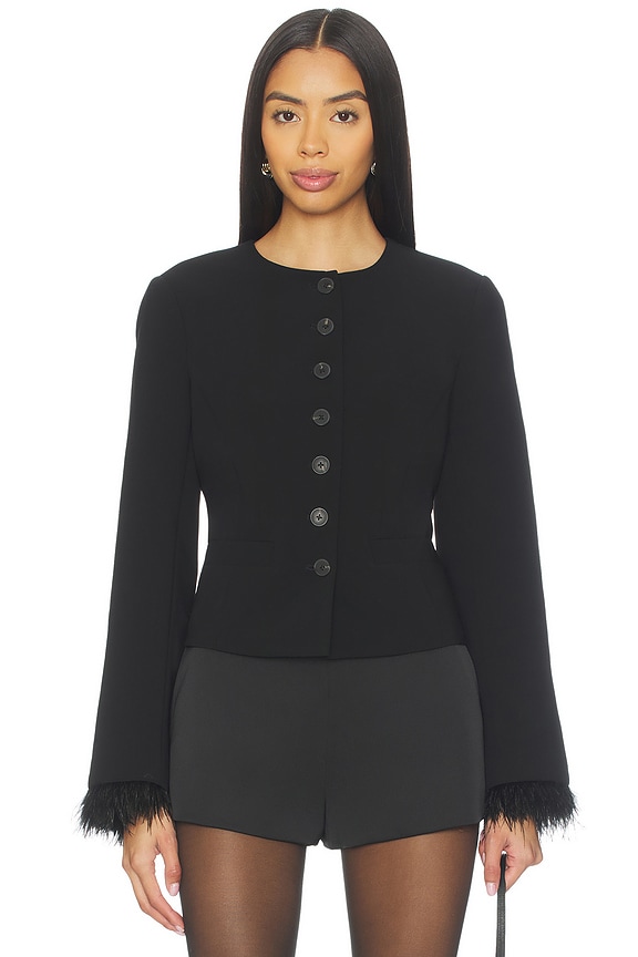 view 1 of 8 CHAQUETA EIRAH in Black