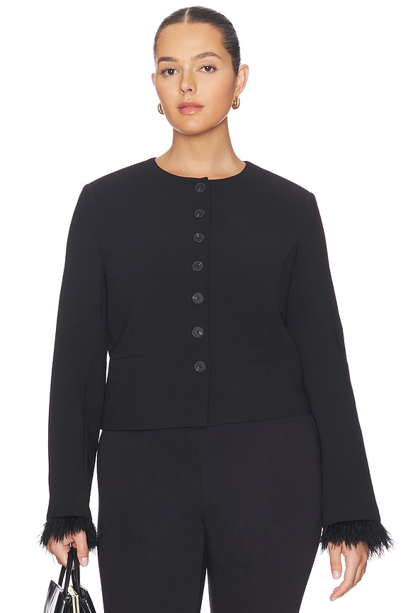 view 2 of 8 CHAQUETA EIRAH in Black