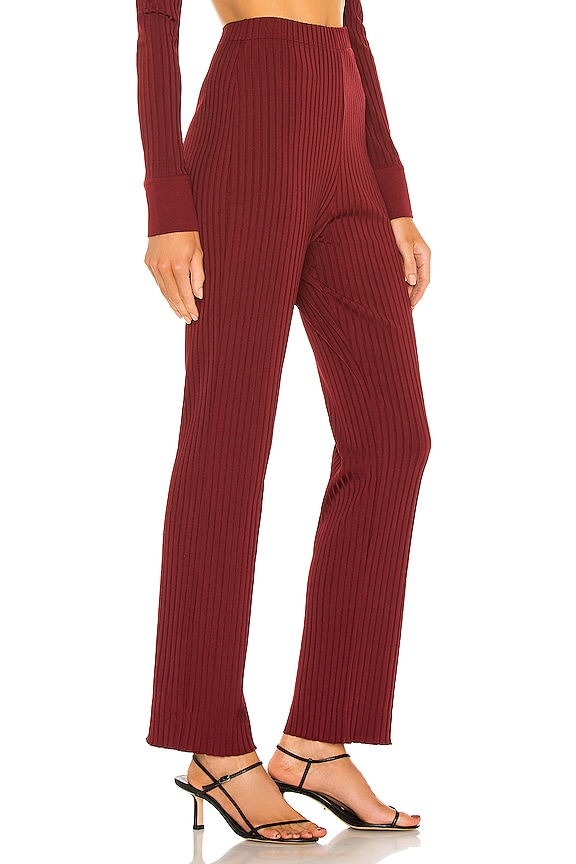 view 2 of 4 The Ruby Pant in Red Wine