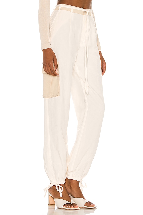 view 2 of 4 PANTALÓN LENA in White & Khaki