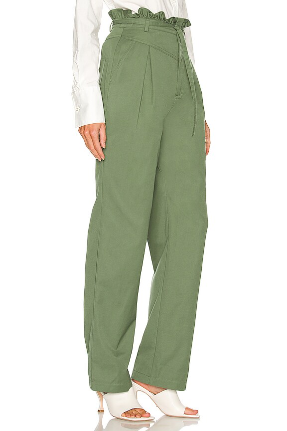 view 2 of 4 PANTALON ZARIA in Forest Green