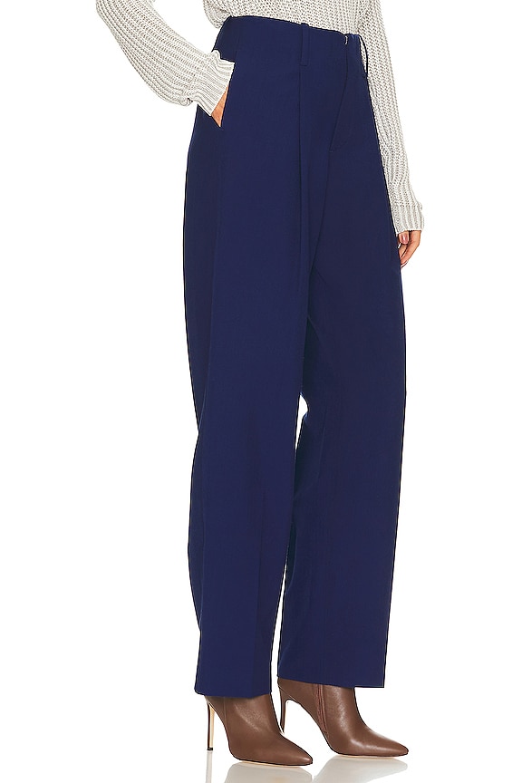 view 2 of 4 PANTALÓN CON TRABILLAS OBIE in Navy Blue